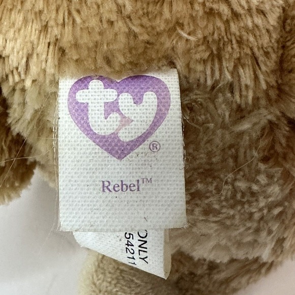Ty Beanie Boo Rebel 2011 Meerkat 6" Big Brown Eyes Stuffed Animal Huggable Plush - Picture 3 of 13